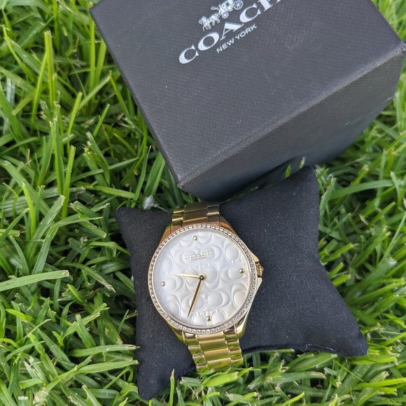 Coach Astor Women's Gold and Stainless Steel Watch - Picture 2 of 7